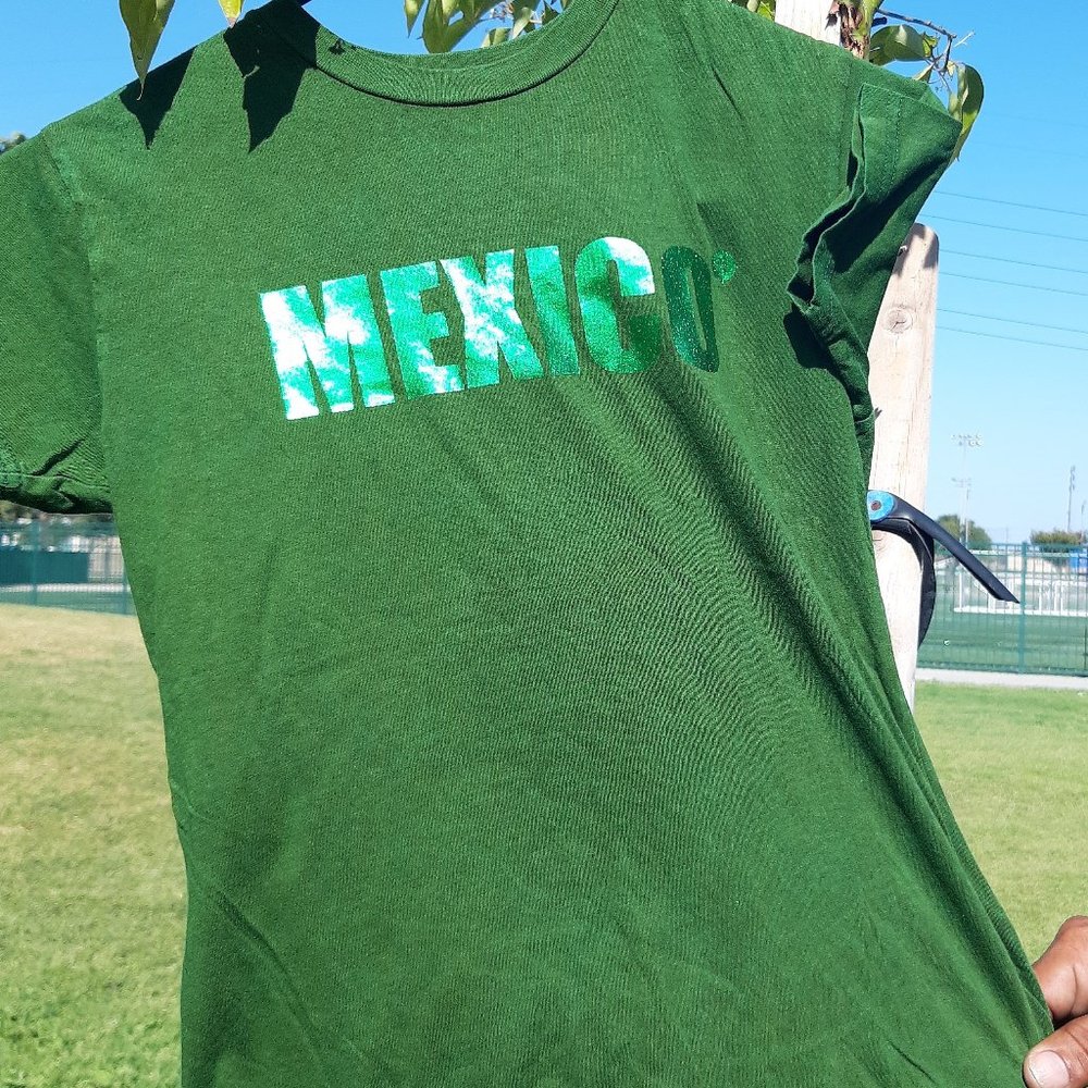 Mexico Soccer T shirts Women Cotton SML NEW Pride